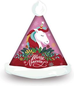 Einhorn Weihnachtsmütze Weihnachtsstrumpf Weihnachtsstrümpfe Christbaumschmuck Nikolausstrumpf Nikolausstiefel Pferd