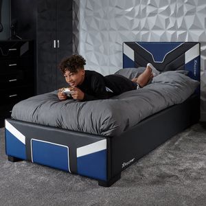 Cerberus Bed - Bed In A Box - Blue - Single