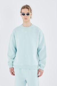 Basic Sweatshirt Oversize Fit Pullover Uni XS Mint