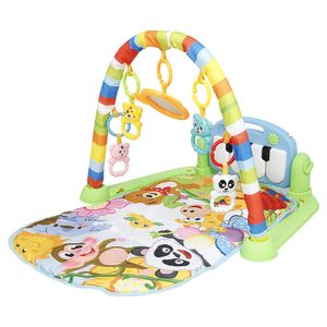 Supfine Baby Piano-Gym Spieldecke mit Spielzeug,Baby Spieldecke Babybett Musik-Activity