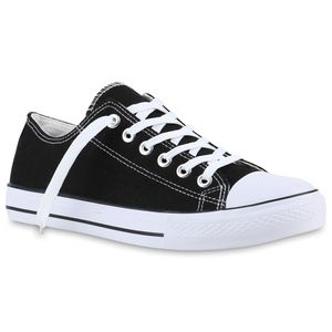 Mytrendshoe Męskie Trampki Materiałowe Buty Sznurowane Buty Sportowe Niskie Trampki 816742, Kolor: Czarny, Rozmiar: 38