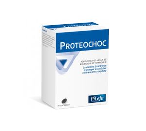 PiLeJe - Proteochoc - Nahrungsergänzungsmittel - Vitamin E - Alge - Schützt Zellen in Stresssituationen - Unterstützt den Körper bei Infektionen - Hohe Dosierung - Natürliche Inhaltsstoffe - Laborgetestet - 36 Kapseln