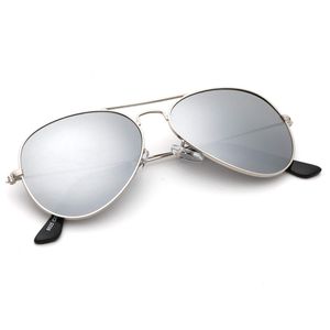 Sluneční brýle pro ženy a muže - brýle s ochranou UV400, HD Polar View Aviator Glasses Silver One Size