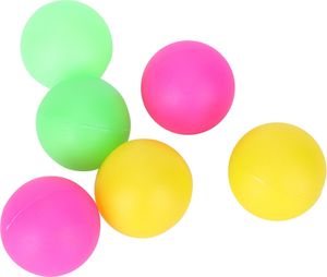Strandball-Racket Zubehör - 6er Set PVC umweltfreundlicher Strandspielbälle in Rot, Gelb und Grün - Ideal für Spaß am Strand und im Freien Strandball-Racket Zubehör - 6er Set PVC umweltfreundlicher Strandspielbälle in Rot, Gelb und Grün - Ideal für Spaß am Strand und im Freien
