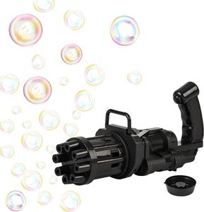 MiniBubbleGun Seifenblasenmaschine Seifenblasenpistole Seifenblasen Gun schwarz