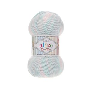 100g Baby-Strickgarn ALIZE Baby Best Batik, Antipilling, Babywolle, Farbwahl, Farbe:6623