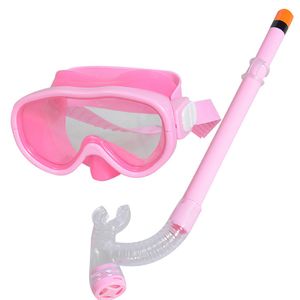 Kinder Taucherbrille Set Mit Beatmungsschlauch, Tauchmaske Schwimmbrille Für Aquanaut, Rosa