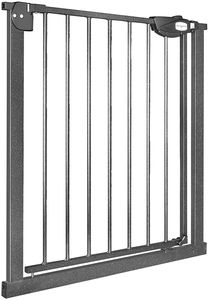 XMTECH Door Guard Schodisková brána Schodisková zábrana s automatickým zatváraním pre deti bez vŕtania, 75-85 cm, čierna