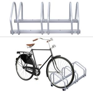 VINGO Fahrradständer für 3 Fahrräder Fahrräde Aufstellständer Fahrradhalter Mehrfachständer Räder MTB