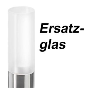 Blomus Glas für Windlicht Faro Nr. 65057, Ersatzteil, Ersatzglas, Milchglas, 88026
