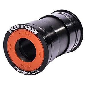 Rotor Road Press Fit 4624 Bb386 Evo Bottom Bracket Black 86.5 mm