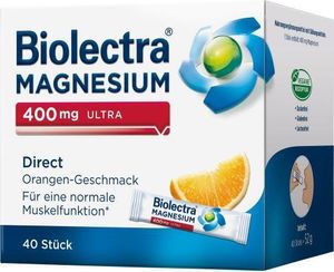 Biolectra Magnézium 400 mg ultra Direct Orange 40 St