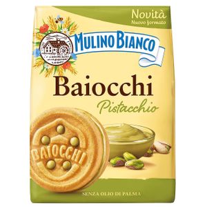 MULINO BIANCO Baiocchi - Kekse mit Pistazienfüllung 240g x 1 Pack