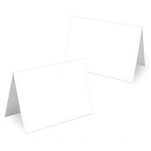 MAVANTO® 100x Blanko Design Tischkarten Hochzeit Geburtstag DIN A7 - Platzkarten zum Beschriften in vielen verschiedenen Designs (Blanko)