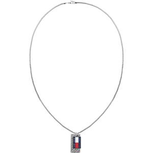 Halsketten   Mit Anhӓnger Tommy Hilfiger Silber Von 50 cm bis 70 cm  Kollektion Anthony Ramos Capsule - mann
