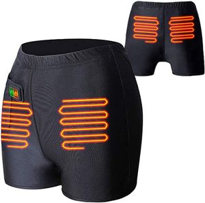 Heated Trousers, Unisex Battery Heated Boxer Briefs Warm Pants Shorts Electric Thermal Underwear Bottom for Men Women(Medium)