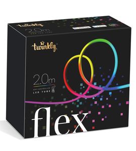 Twinkly Light Flex Lichterkette 200 LED Multicolor Indoor 3m schwarz