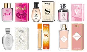 (22,21€/100 ml) Trend Düfte: Set X 6 Parfüm für Damen 15 ML jedes einzeln in Box Spray Köpfe + Geschenk Tasche gratis
