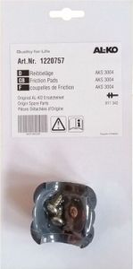 1 x AL-KO - AKS 3004 - Reibbelag - AL-KO Nr. 1220757 - Satz vorne + hinten
