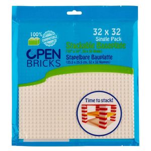 Open Bricks Baseplate 32x32           wh  OB-P32WH1