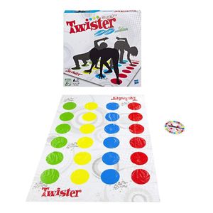 HAPPINY Twister Party, klassisches Brettspiel für 2 oder mehr Spieler, Indoor- und Outdoor-Spiel für Kinder ab 6 Jahren -