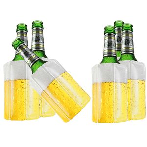 Flaschenkühler Manschette Kühlmanschette für Bierflaschen 2 Stück : 6 Stück