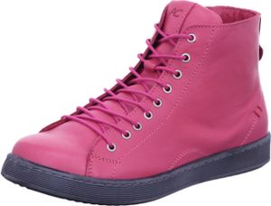 Andrea Conti 3449001360  Damenschuhe, Boots, hoher Sneaker, Leder, Hot Pink - Damenschuhe Modische Stiefelette / Boots, Mehrfarbig, leder