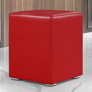 CUBO FULL | Bistro Sitzwürfel | Rot | Leder | Gastro Sitzwürfel, Sitzwürfe Leder