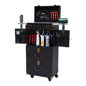 Profesionální kadeřnický kufřík Rolling Beauty Case Trolley Stylist Beauty Salon Luggage Travel Organiser Tool Box