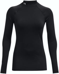 Under Armour Coldgear Authentics Mockneck Langarm-t-shirt Schwarz S Frau Schwarz S