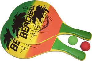 Winsport Beachball Schläger-Set inkl. 2 Bällen + Tragetasche