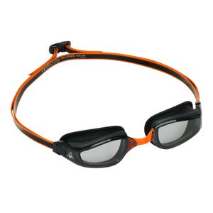 Aqua Sphere Fastlane Goggle | getönte Schwimmbrille Phelps, Farbe:schwarz/orange