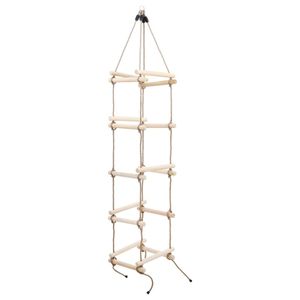 vidaXL Kinder-Strickleiter 200 cm Holz