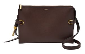 FOSSIL Umhängetasche Kier Crossbody Bag Espresso dunkelbraun