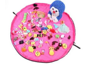 XXL Spielzeug Aufbewahrungstasche Spielzeugsack Aufräumsack Aufbewahrung Beutel Pink