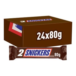 Snickers Schokoladenriegel, 24x 80g