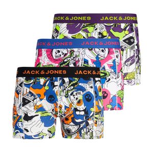 JACK & JONES Herren Boxershorts 3er Pack Männer Unterhose Unterwäsche, Größe:M, Farbe:MX2
