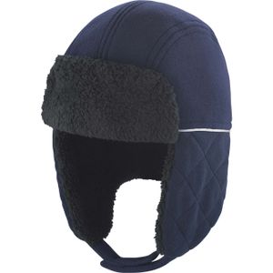Ocean Trapper Hat Wintermütze - Farbe: Navy/Black - Größe: L/XL