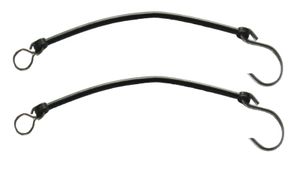 2 x bezpečnostní šňůra bezpečnostní lano PVC černá 20 cm