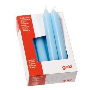 goki 10 Geburtstagskerzen 12cm blau(106/108/55985)