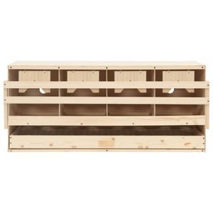 vidaXL 4er Legenest 106x40x45 cm Massivholz Kiefer