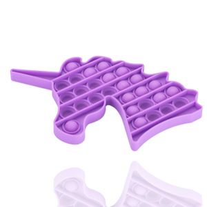 UNICORN - Fidget Toy Pop Push Pop It -  & kinderfreundlich - für Kinder & Erwachsene - Push Bubble zur Ablenkung bei Stress & Nervosität
