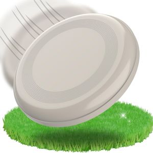 Nachhaltige Frisbee Scheibe 'Space Flyer' Ø 22 cm - Wurfscheibe für Kinder, Erwachsene oder als Hundefrisbee sorgt für jede Menge Spielspaß - haselnuss