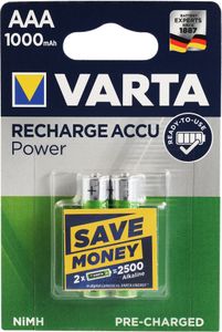 VARTA Akku Ready2Use 2 x Micro 1.0 Ah Blister
