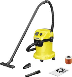 Kärcher WD 3 P V-17/4/20 - Staubsauger - Kanister - mit Beutel / ohne Beutel - Gelb