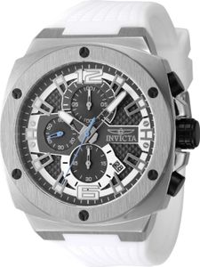 Invicta Racing 48163 Herren uhr - Wasserdicht - Analog - Quarzuhrwerk - Edelstahl mit grauen zifferblat - 47mm Invicta Racing 48163 Herren uhr - Wasserdicht - Analog - Quarzuhrwerk - Edelstahl mit grauen zifferblat - 47mm