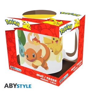 Pokemon Keramiktasse - Pikachu and starters (460 ml)