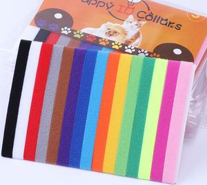 Heikoeco® Welpen Identifikation Halsband Verstellbares Welpen Halsband Mehrfarbiges Nylon Halsband für Neugeborene Welpen, erhältlich in 15 Farben