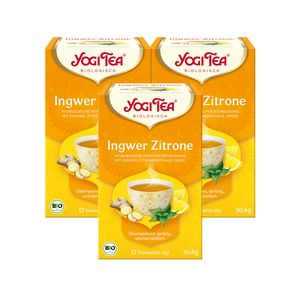 Yogi Tea Ingwer Zitrone , Filterbeutel, 17 Stück