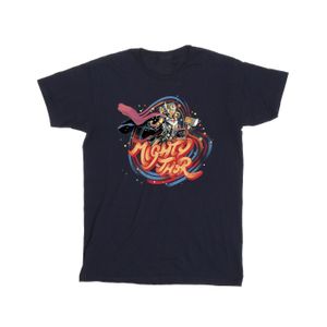Marvel - "Thor Love And Thunder Mighty Thor Swirl" T-Shirt für Herren BI52160 (L) (Marineblau)